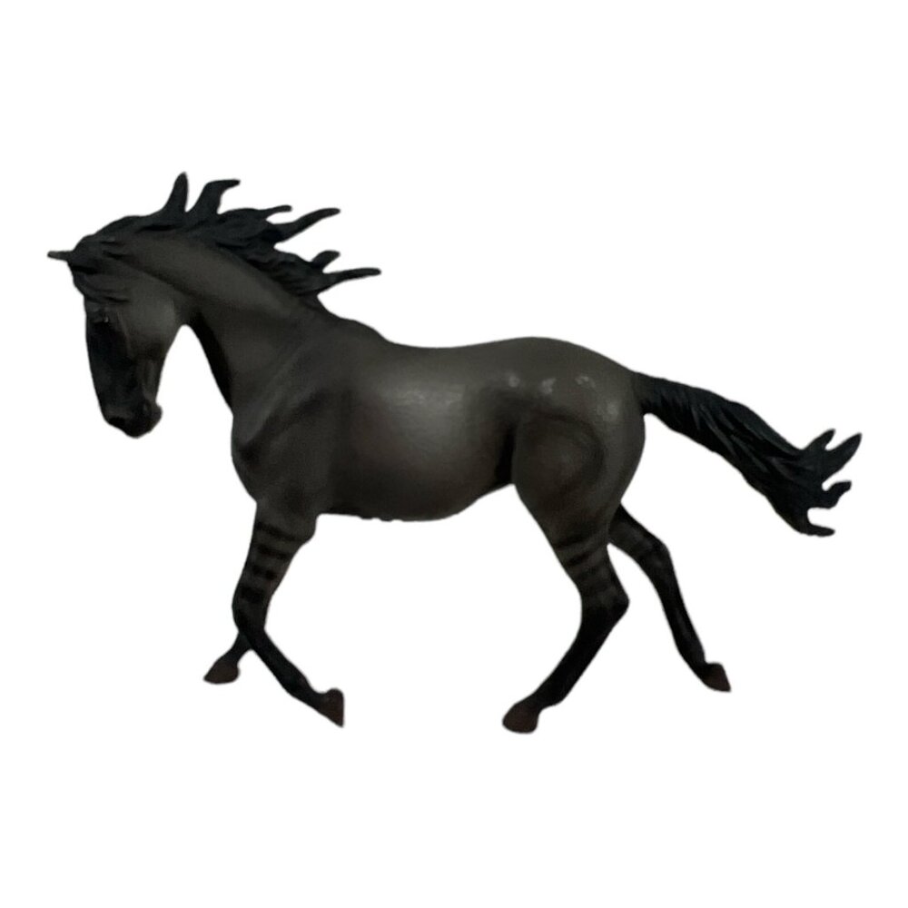 BREYER horse black white MUSTANG mare nice D1-31